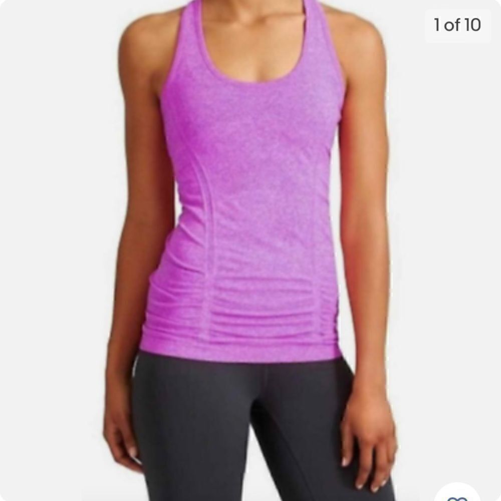 Athleta Color Block Fastest Track Racerback Tank - Size Medium